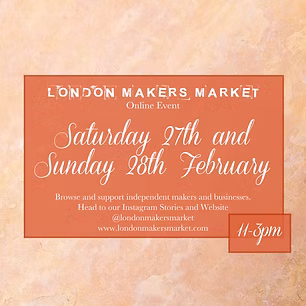 London Makers Market February Craft Fair